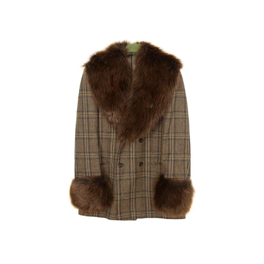 Faux Fur Jacket Size